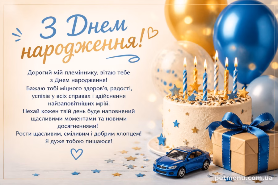 Для дорослого племінника